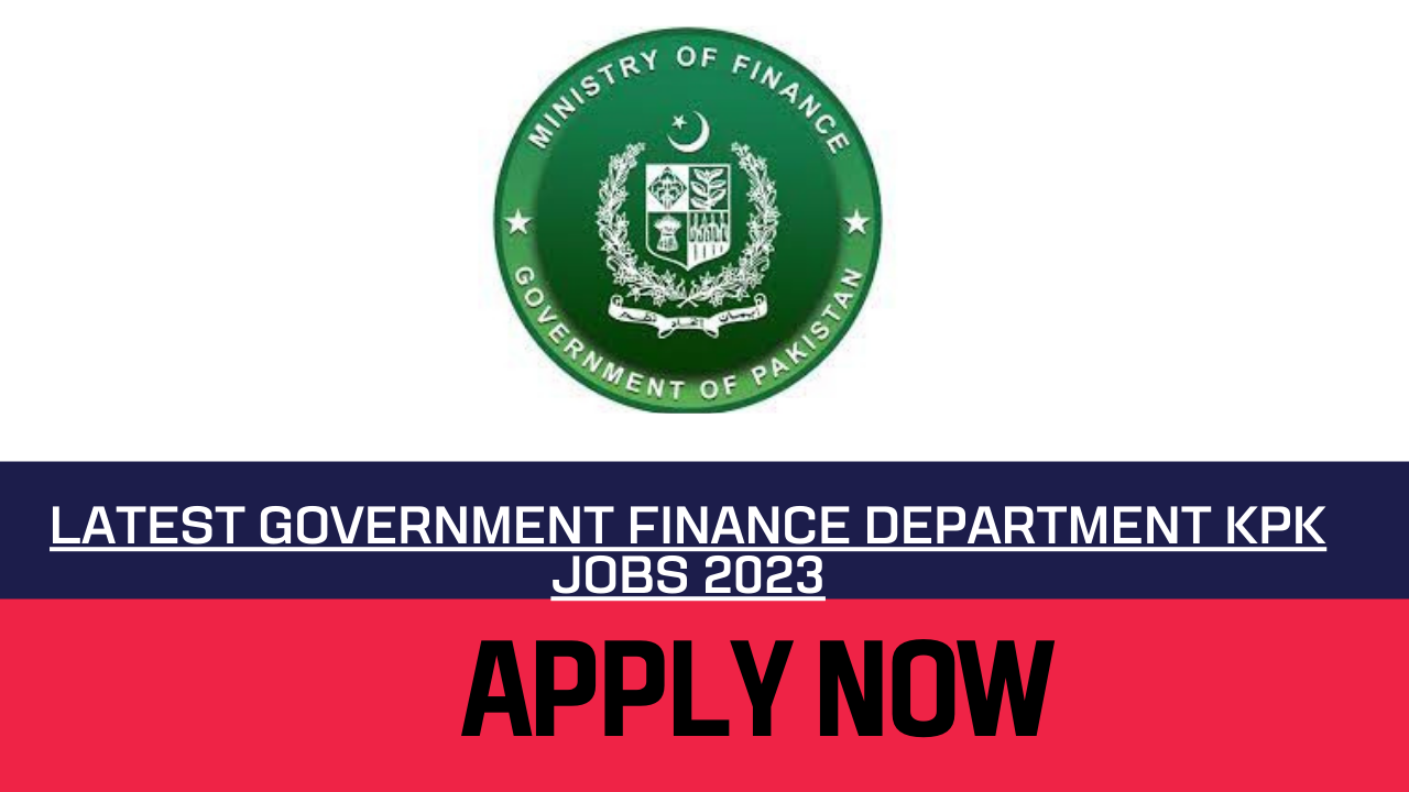 Government Finance Department KPK jobs