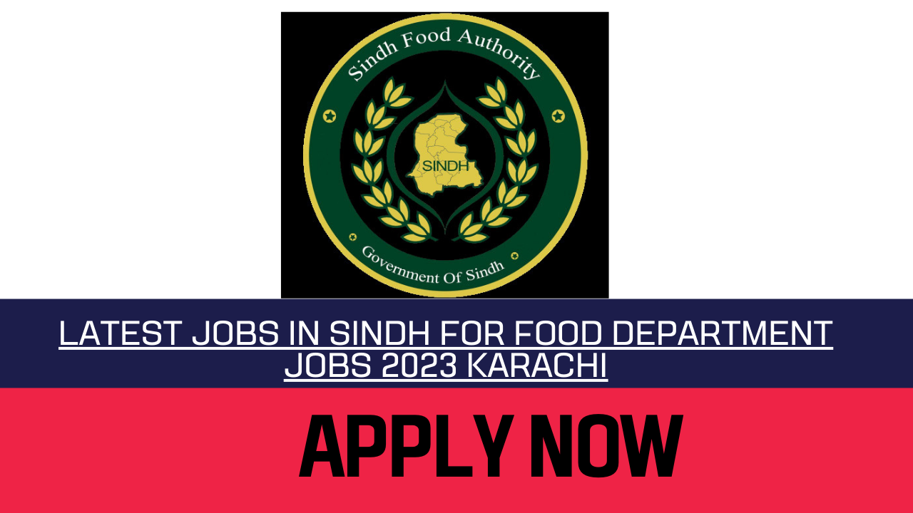 Sindh Food Department Jobs 2023