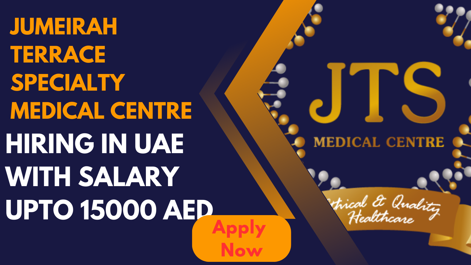 Jumeirah Terrace Specialty Medical Centre Jobs 2024