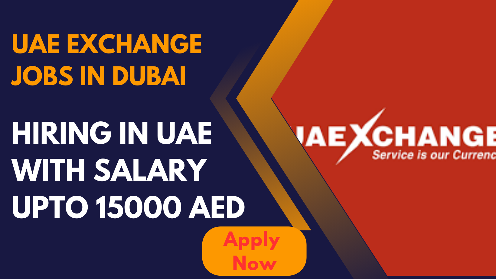UAE Exchange Jobs In Dubai 2024