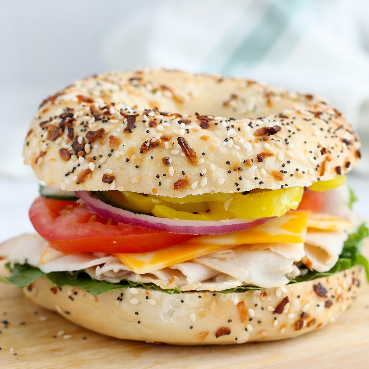 Bagel Sandwich Recipe at home