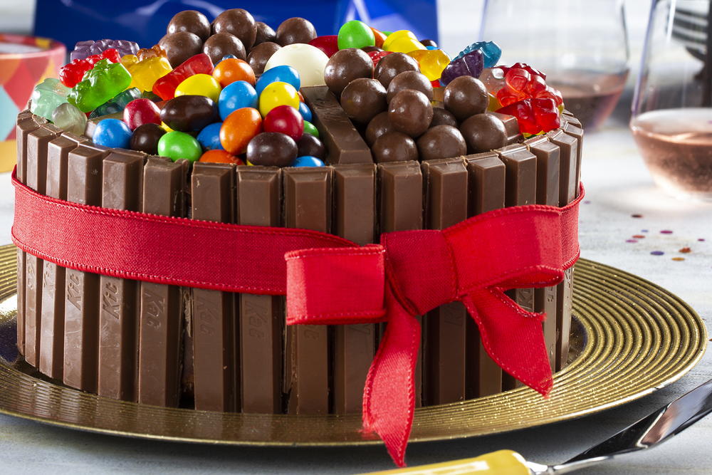 Chocolate Candy Cake recipe
